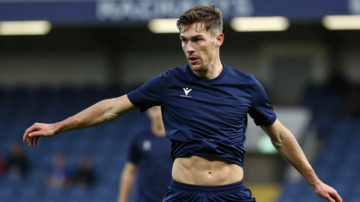 Focus Images captured Raith Rovers defender Jack Baird in action against Dunfermline Athletic in a key Fife derby fixture...